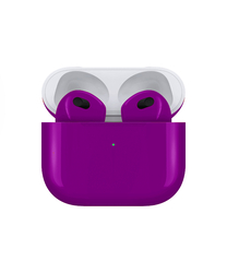 Caviar Customized Apple Airpods (3rd Generation) Glossy Violet